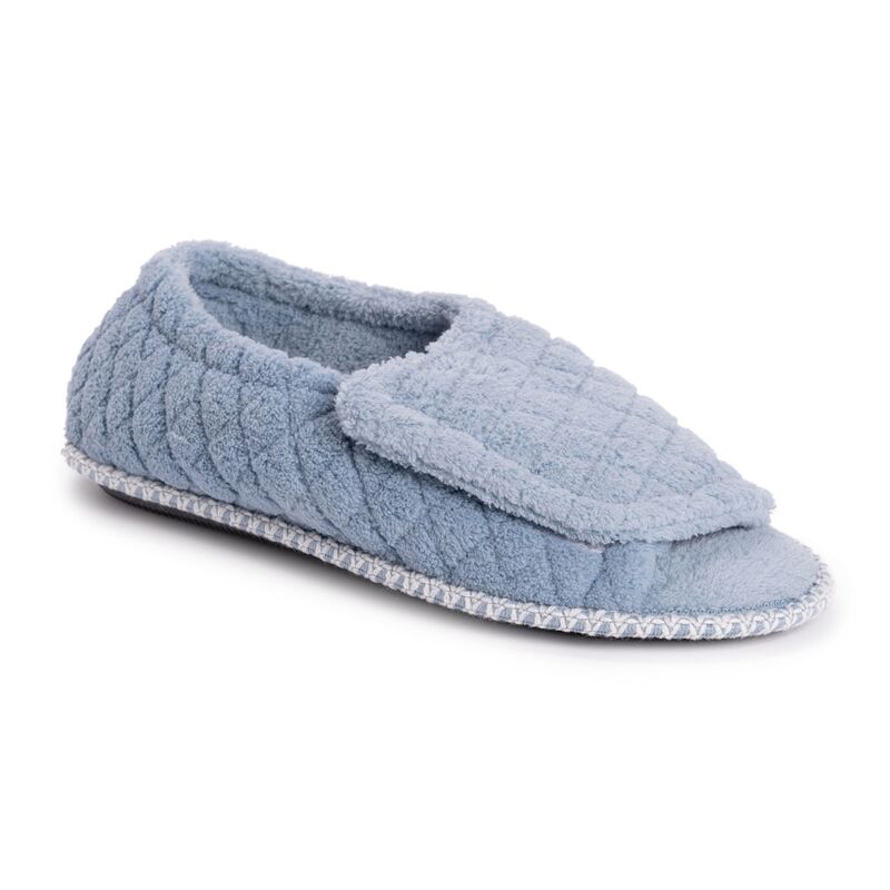 ムクルクス レディース シューズ サンダル MUK LUKS Women's Peep-Toe Slippers Freesia Blue ブルー