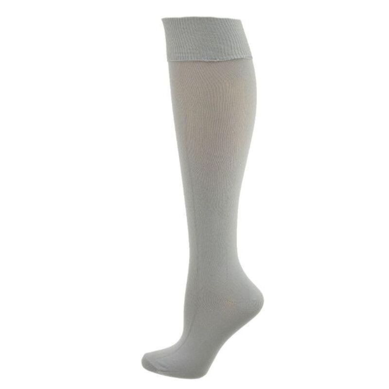 ウェアシエラ レディース アンダーお召しもの ソックス ナイロン 編み物 WEAR SIERRA Classic Flat Knit Opaque Nylon Knee High Socks 3 Pair Pack Heather Gray 薄墨色
