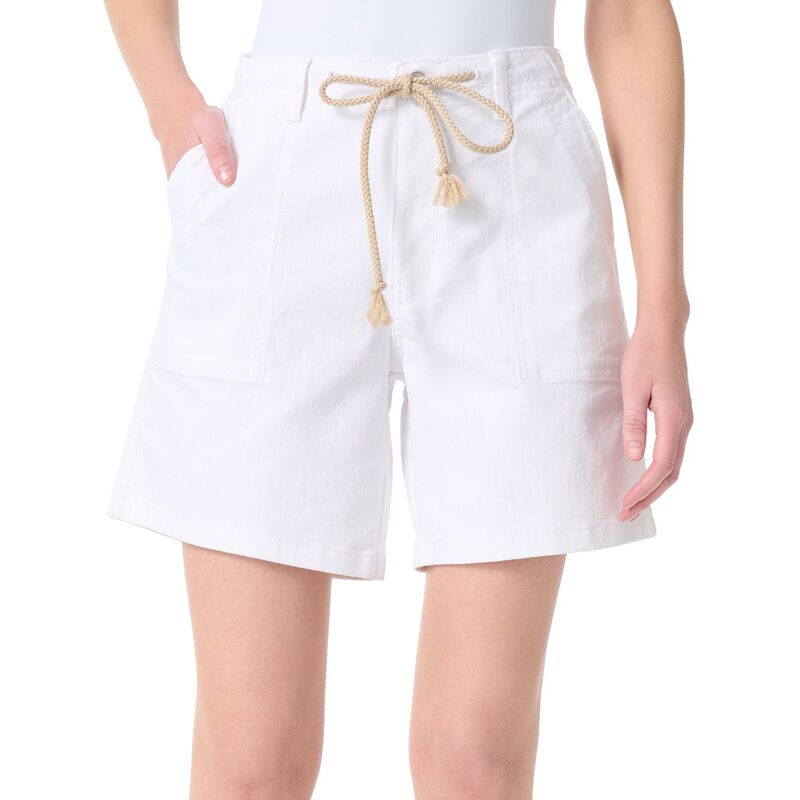 グロリアバンデービルト レディース ボトムス ハーフパンツ・ショーツ ショートパンツ Women's Gloria Vanderbilt Patch Pocket Jean Shorts Vintage White ホワイト｜ReVida 店