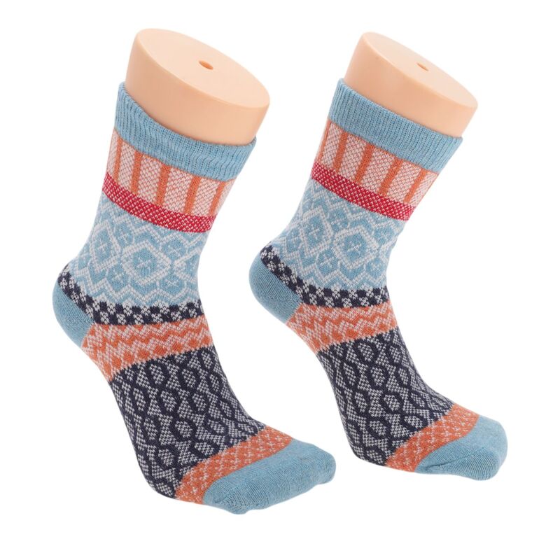 ユニークバーゲンズ レディース アンダーお召しもの ソックス Unique Bargains Women\u0027s Cozy Soft Winter Warm Socks Multicolor 5 Pair Multicolor マルチ色合い