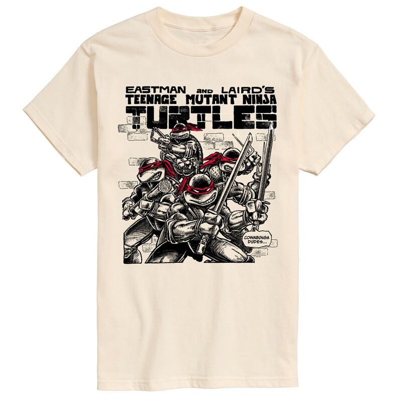 アニメ文字記号 レディース トップス プルオーバー トール グラフィック Licensed Character Big \u0026 Tall Teenage Mutant Ninja Turtles Graphic Tee Cream 皮膚軟化剤
