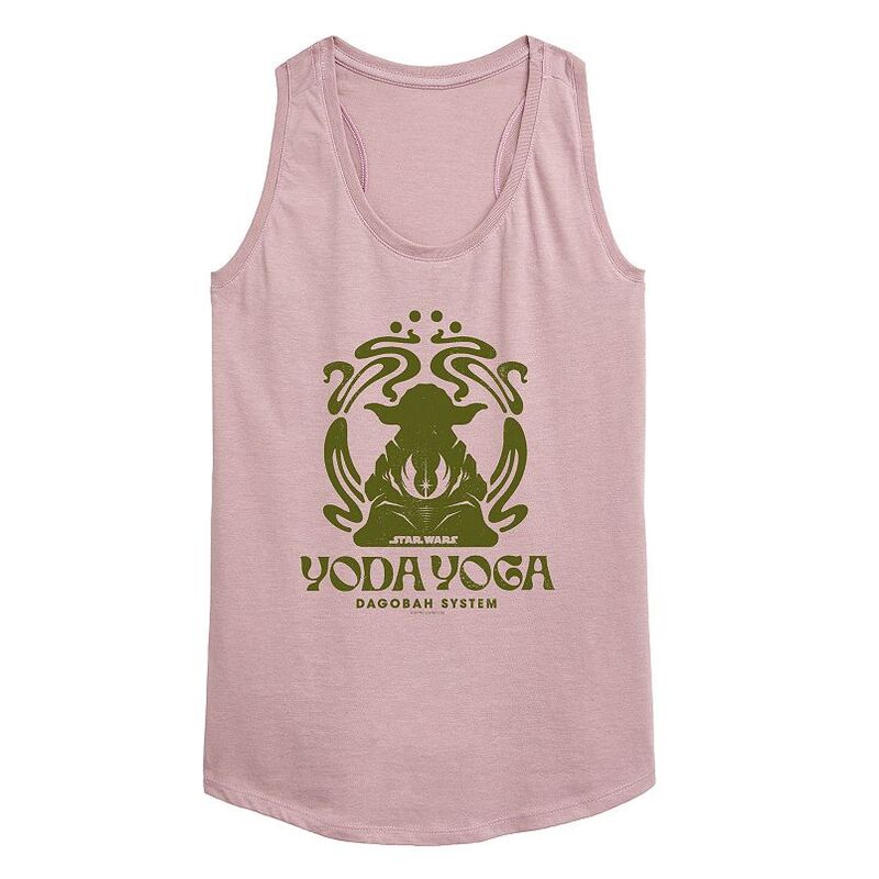 アニメ文字記号 レディース トップス プルオーバー Licensed Character Women\u0027star Wars Yoda Yoga Racerback Tank Top No Color