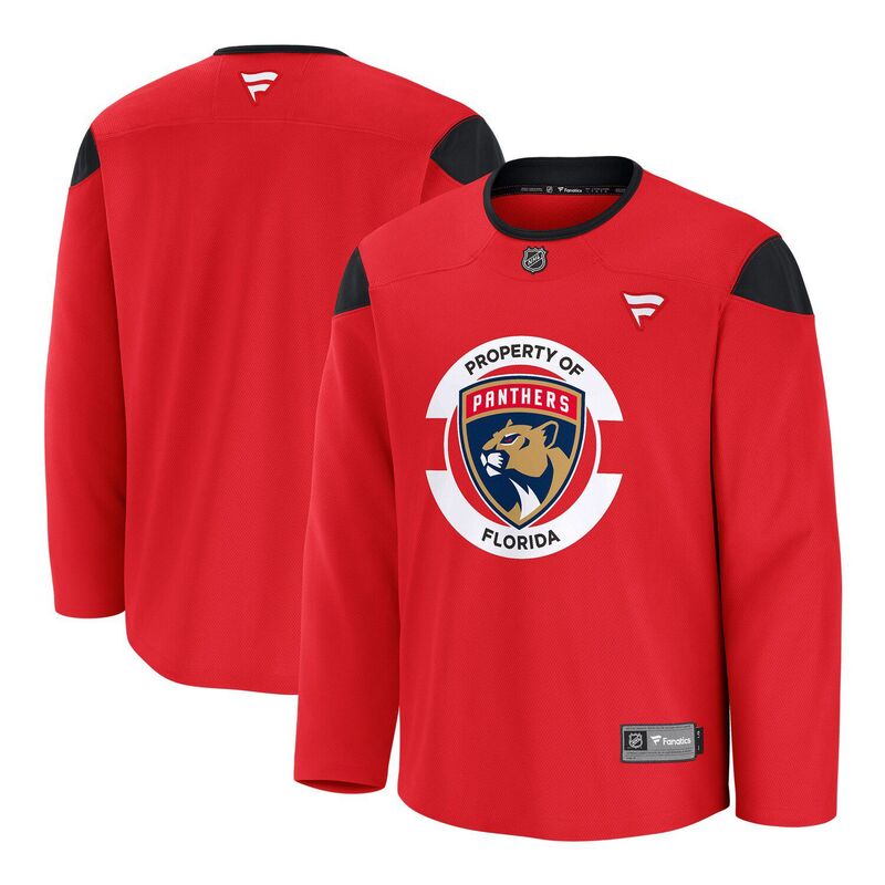 ファナティクス メンズ トップス Tシャツ ジャージー Men's Fanatics Red Florida Panthers Home Practice Jersey Pnt Red レッド｜ReVida 店 27,232円