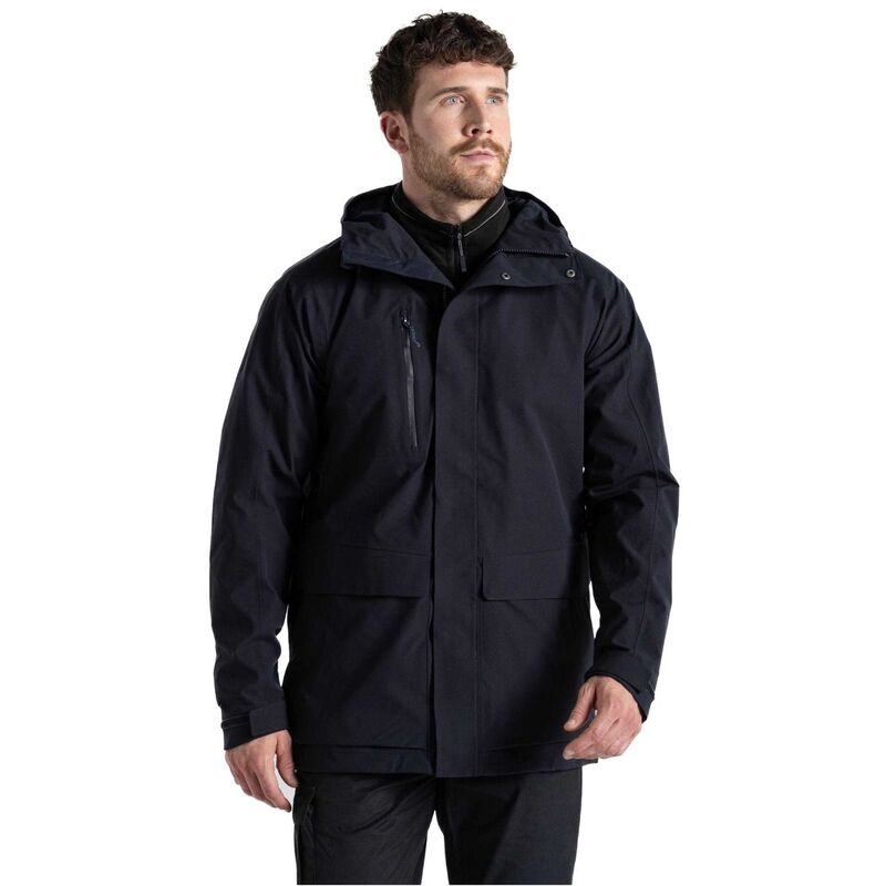 クラッグホッパーズ メンズ アウター ジャケット・ブルゾン Craghoppers Unisex Adult Kiwi Pro Long Stretch Jacket Dark Navy ネイビー｜ReVida 店