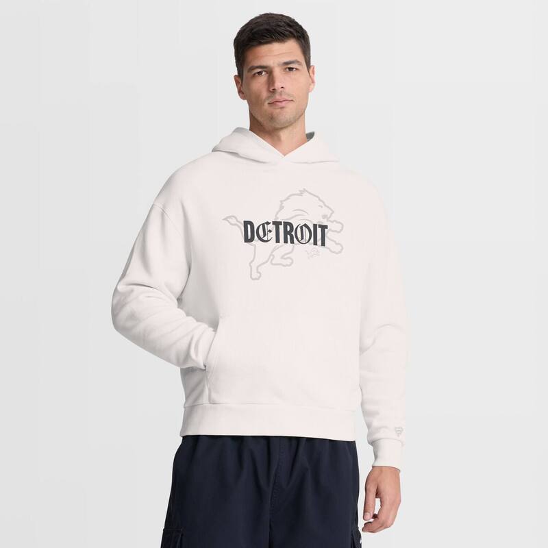 ファナティクス メンズ トップス Tシャツ パーカー Men's Fanatics Cream Detroit Lions Oversized Type Play Location Hoodie Lns Beige ベージュ｜ReVida 店