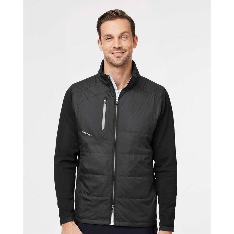 ゼロリストリクション メンズ アウター ジャケット・ブルゾン Zero Restriction Lightweight Hybrid Jacket Black ブラック|ReVida 店