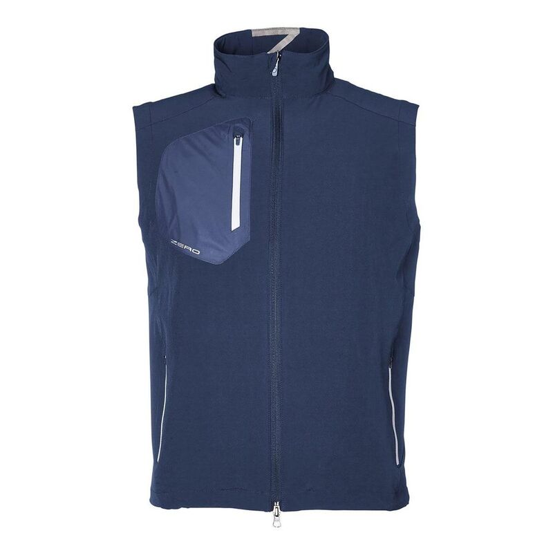 ゼロリストリクション メンズ アウター ジャケット・ブルゾン ベスト Zero Restriction Full-Zip Vest Navy ネイビー｜ReVida 店