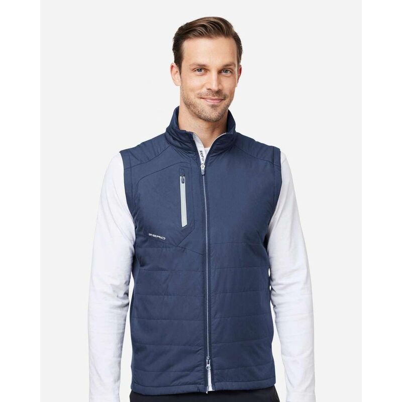 ゼロリストリクション メンズ アウター ジャケット・ブルゾン ベスト Zero Restriction Lightweight Hybrid Vest Navy ネイビー|ReVida 店