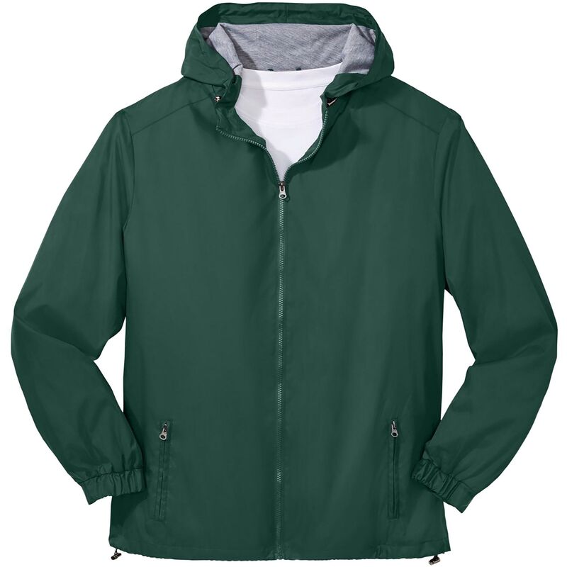 キングサイズ メンズ アウター ジャケット・ブルゾン トール ジャージー KingSize Men's Big & Tall Jersey-Lined Windbreaker Hunter|ReVida 店