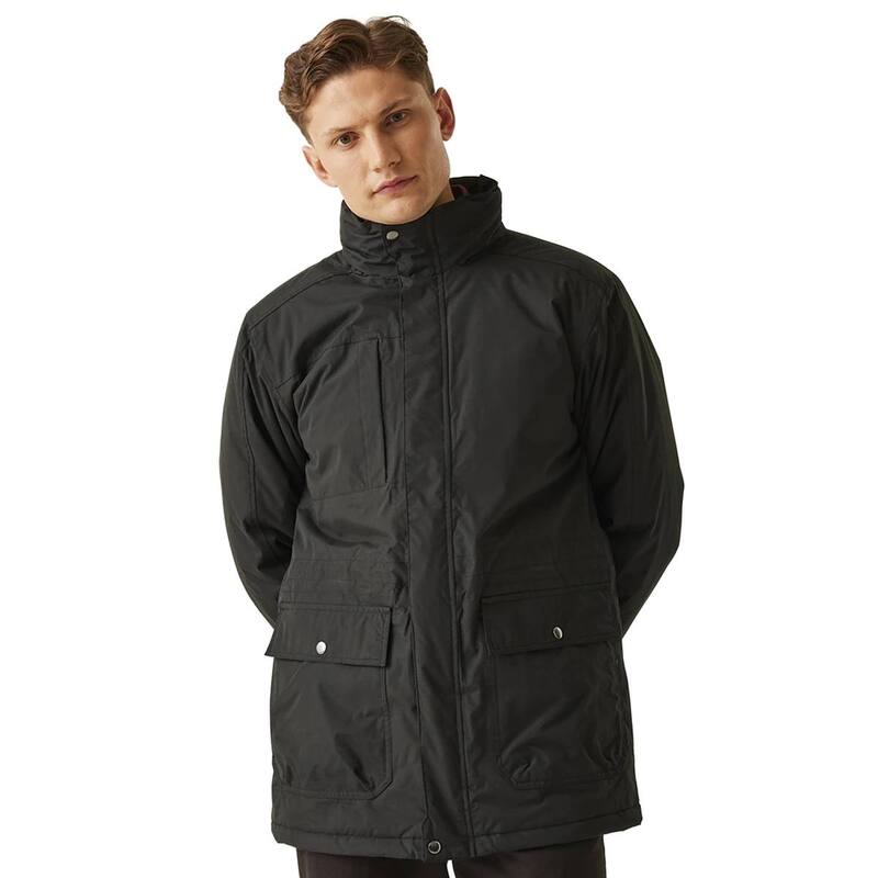 レガッタ メンズ アウター ジャケット・ブルゾン Regatta Mens Darby III Waterproof Insulated Jacket Black And Black ブラック|ReVida 店