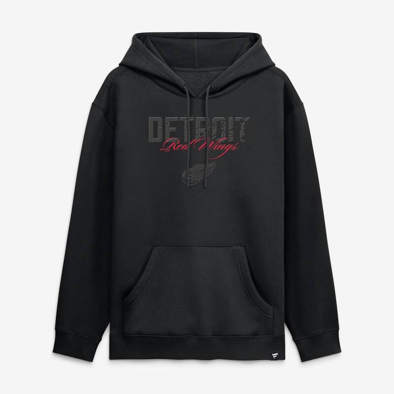 ファナティクス メンズ トップス Tシャツ パーカー Men's Fanatics Detroit Red Wings Black Out Hoodie Rdw Black ブラック｜ReVida 店