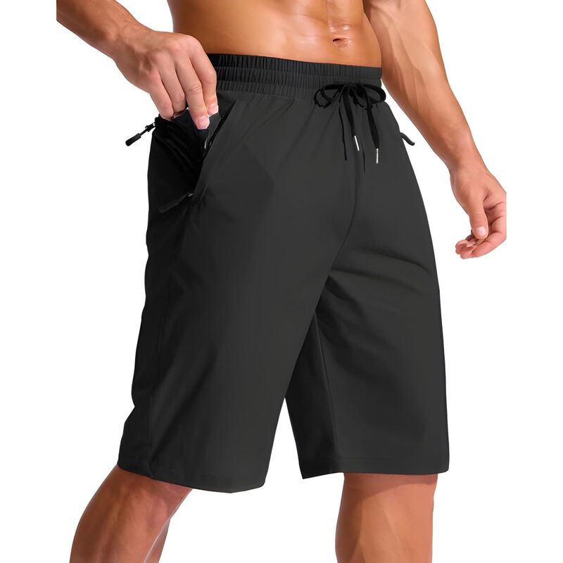 メガリテイラー メンズ ボトムス ハーフパンツ・ショーツ ショートパンツ MegaRetailer Fast Dry Beach Shorts Men Black ブラック｜ReVida 店