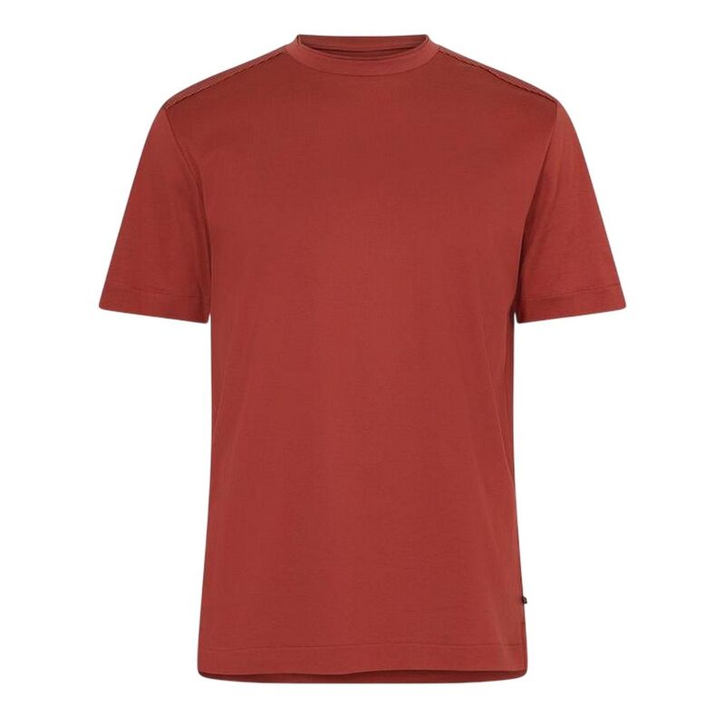 ヒューゴボス メンズ トップス Tシャツ Hugo Boss Mens Tiburt-Shirt Brown ブラウン|ReVida 店