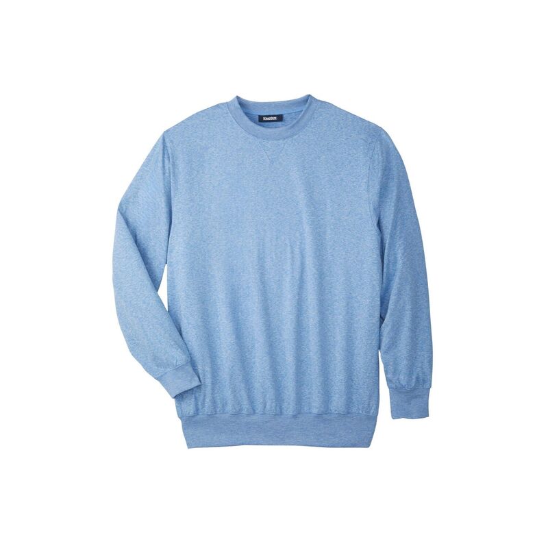 キングサイズ メンズ アウター ニット・セーター クルーネック トール KingSize Men's Big & Talloungewear Long Sleeve Crewneck Blue ブルー|ReVida 店