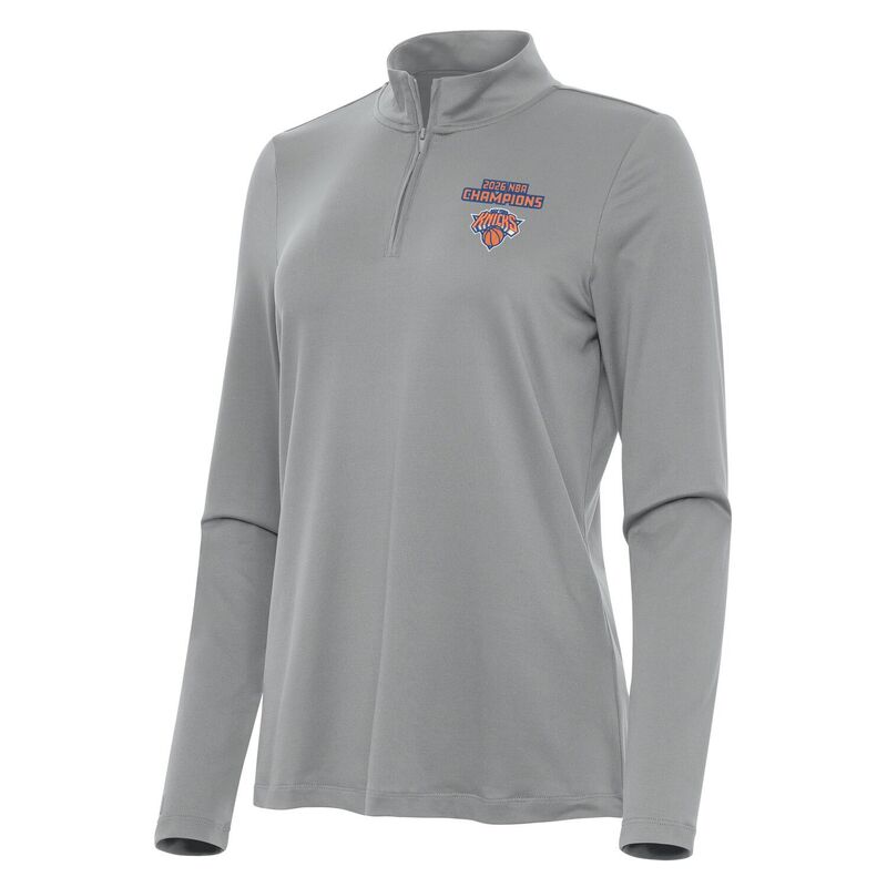 アンティグア レディース トップス Tシャツ Women's Antigua New Yorknicks 2026 NBA Champions Reprocess Quarter-Zipullover Kni Gray グレー｜ReVida 店