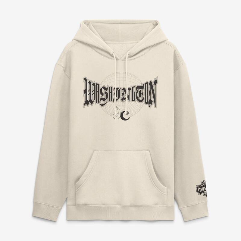 ファナティクス メンズ トップス Tシャツ フリース パーカー Men's Fanatics Cream Washington Mystics Legacy Fleece Pullover Hoodie Wnbeige ベージュ｜ReVida 店