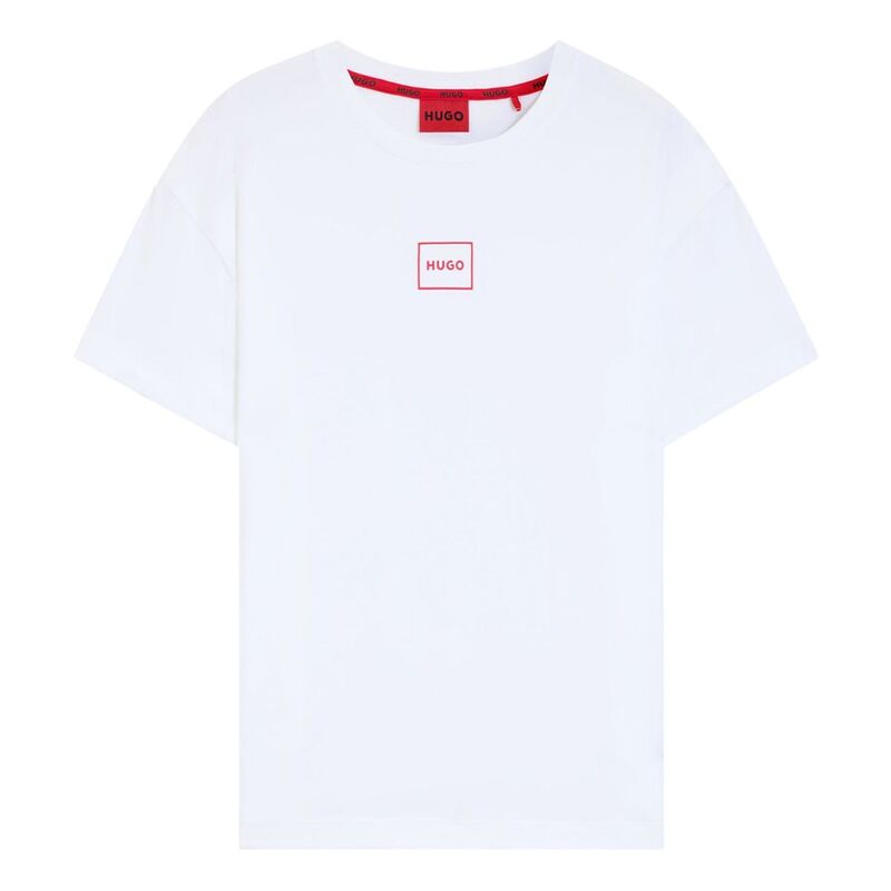 ヒューゴボス メンズ トップス Tシャツ リラックスフィット Hugo Boss Mens Relaxed Fit-Shirt White ホワイト|ReVida 店