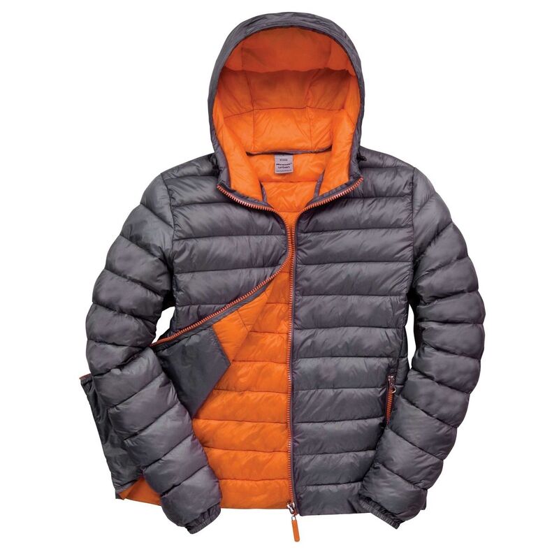 リザルト メンズ アウター ジャケット・ブルゾン Result Urban Mensnow Bird Padded Jacket Gray And Orange グレー｜ReVida 店
