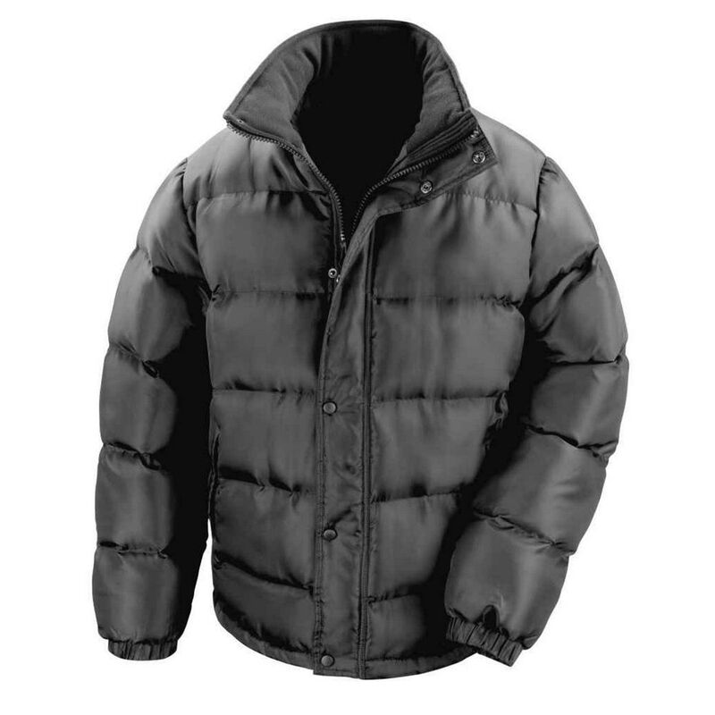 リザルト メンズ アウター ジャケット・ブルゾン Result Core Mens Nova Lux Padded Jacket Black ブラック|ReVida 店