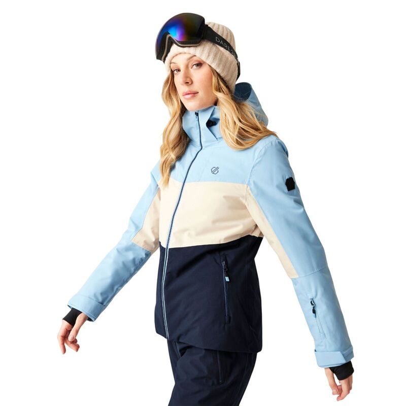 デアツービー レディース アウター ジャケット・ブルゾン Dare 2B Womens/Ladies Iced Waterproof Ski Jacket Glacier Lake And Navy ネイビー|ReVida 店