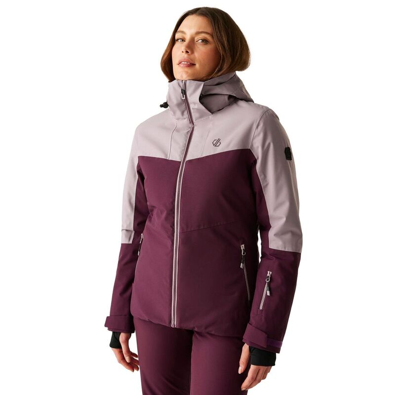 デアツービー レディース アウター ジャケット・ブルゾン Dare 2B Womens/Ladies Iced Waterproof Ski Jacket Heather And Fig ヘザー｜ReVida 店