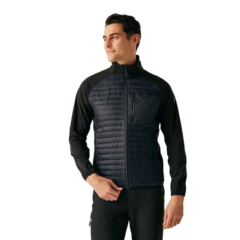 レガッタ メンズ アウター ジャケット・ブルゾン Regatta Mens Pro Hybrid II Jacket Black ブラック｜ReVida 店