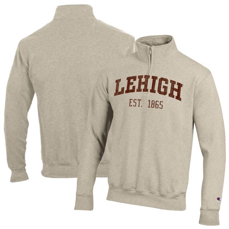 チャンピオン メンズ トップス Tシャツ Men's Champion Cream Lehigh Mountain Hawks Establishedate Quarter-Zipullover Nc2 Beige ベージュ|ReVida 店