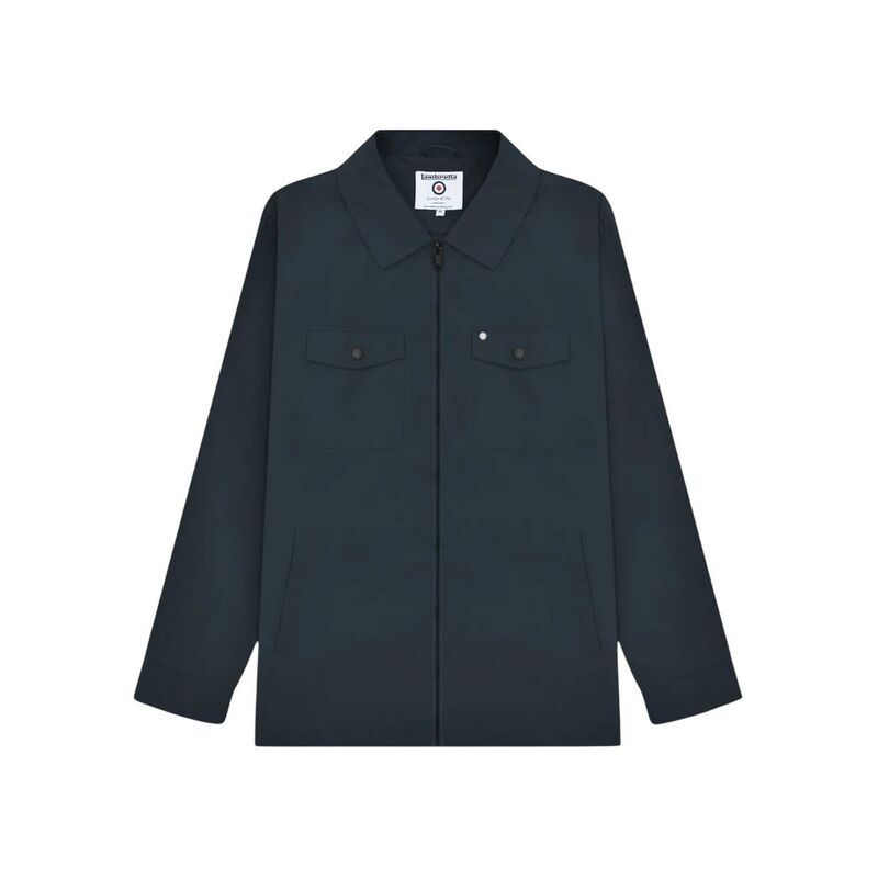 ランブレッタ メンズ アウター ジャケット・ブルゾン Lambretta Unisex Adult Kalmar Jacket Dark Navy ネイビー|ReVida 店