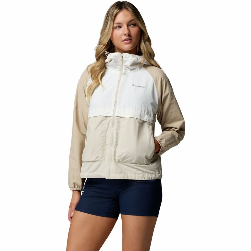 コロンビア レディース アウター ジャケット・ブルゾン Women's Columbia Spire Valley Omni-SHIELD Windbreaker Jacket Dark Stone ストーン｜ReVida 店