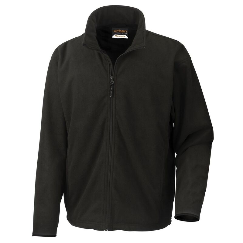 リザルト メンズ アウター ジャケット・ブルゾン フリース Result Unisex Adult Urban Extreme Climate Stopper Fleece Jacket Black ブラック｜ReVida 店