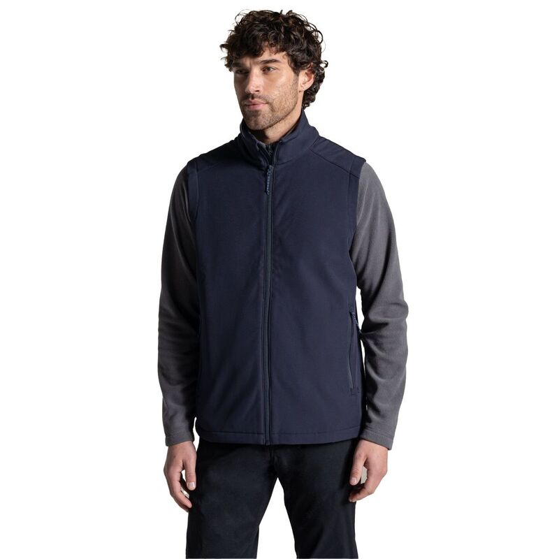 クラッグホッパーズ メンズ アウター ジャケット・ブルゾン Craghoppers Expert Mens Basecamp ll Softshell Body Warmer Navy ネイビー｜ReVida 店