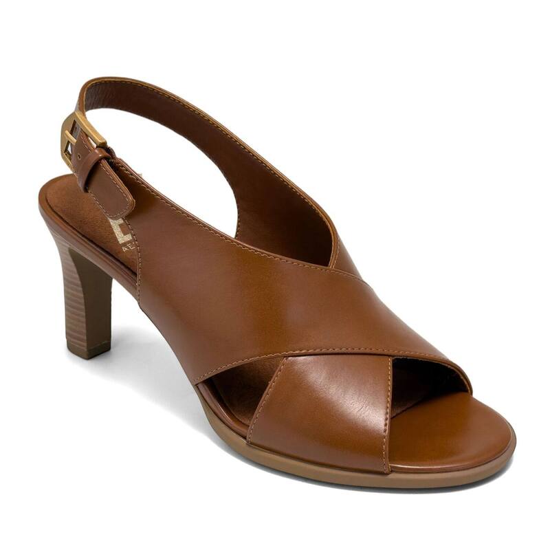 エアロソールズ レディース シューズ パンプス サンダル ヒール Aerosoles Hollis Women'slingback Heeled Sandals Cognac Faux|ReVida 店