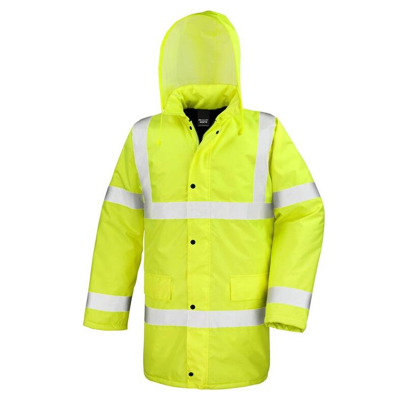 リザルト メンズ アウター ジャケット・ブルゾン SAFE-GUARD by Result Mens Motorway Hi-Vis Jacket Yellow イエロー｜ReVida 店 14,541円