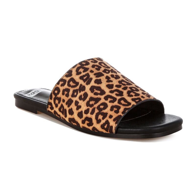 ラグアンドコー レディース シューズ サンダル Rag & Co Panthera Women'slip-On Sandals Leopard アニマル｜ReVida 店