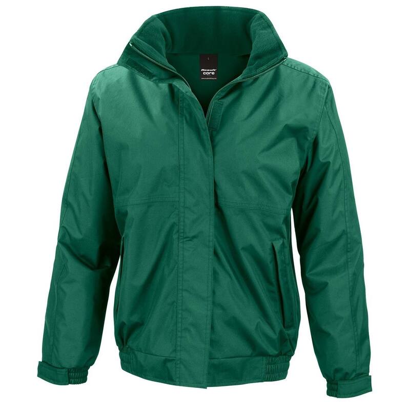 リザルト レディース アウター ジャケット・ブルゾン Result Core Womens/Ladies Channel Blouson Jacket Bottle Green グリーン｜ReVida 店