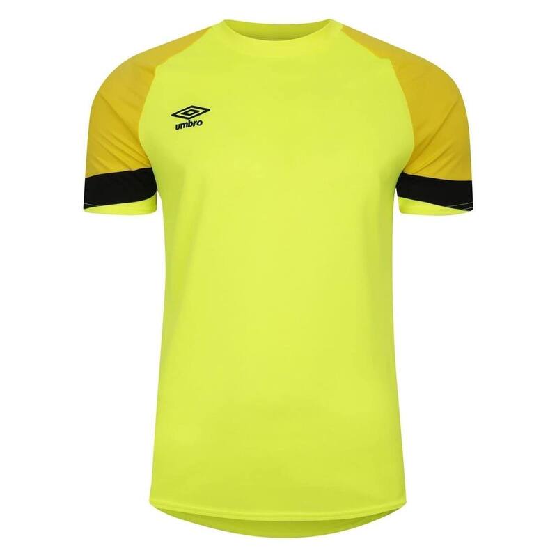 アンブロ メンズ トップス Tシャツ クルーネック Umbro Mens Crew Neck Regularaglan T-Shirt Safetyellow イエロー|ReVida 店