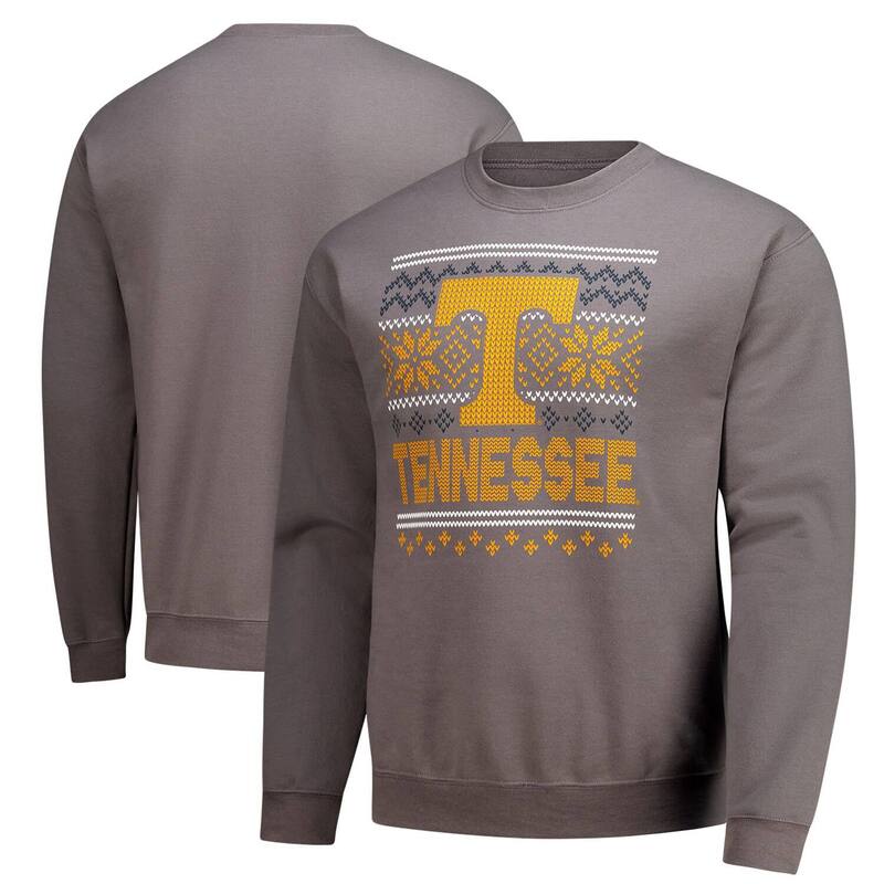 イメージワン メンズ トップス Tシャツ スウェット フリース Image One Men's Anthracitennessee Volunteers Holiday Fleece Sweatshirten Grey グレー｜ReVida 店 14,585円