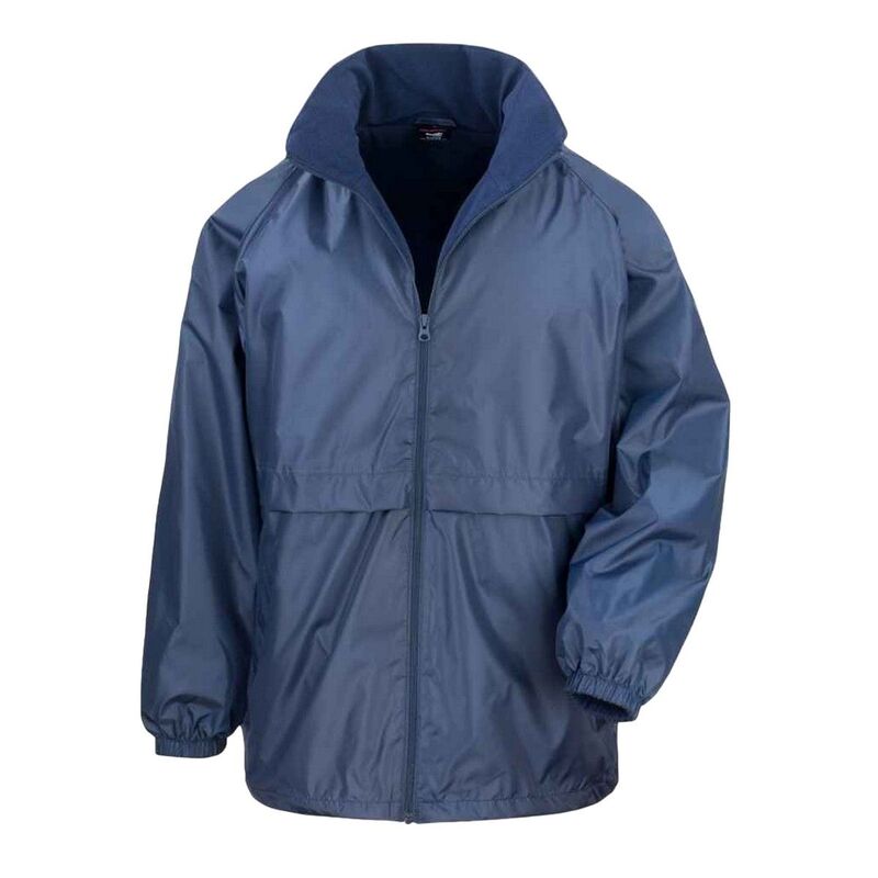リザルト メンズ アウター ジャケット・ブルゾン フリース Result Core Mens Microfleece Lined Jacket Navy ネイビー|ReVida 店