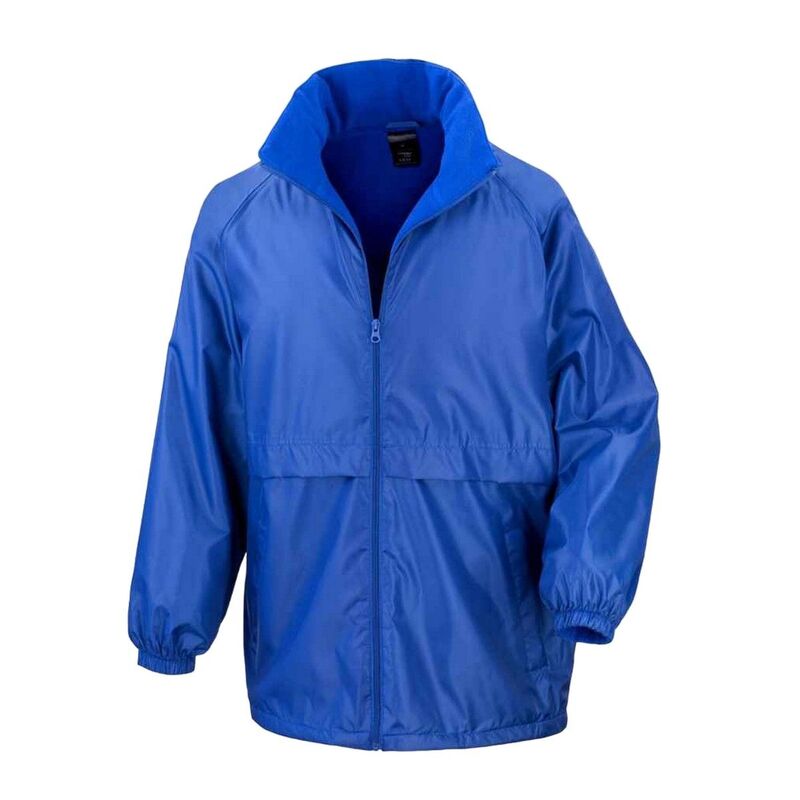 リザルト メンズ アウター ジャケット・ブルゾン フリース Result Core Mens Microfleece Lined Jacket Royal Blue ブルー|ReVida 店