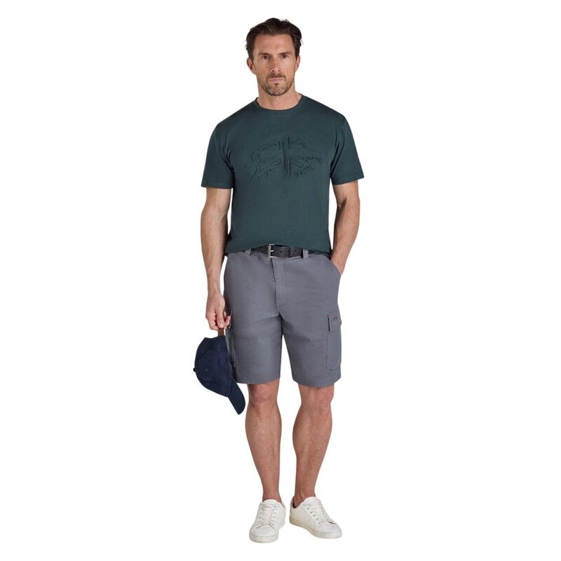 ライジングブル メンズ トップス Tシャツ Raging Bull Mens Bull Embossed T-Shirt Forest フォレスト｜ReVida 店