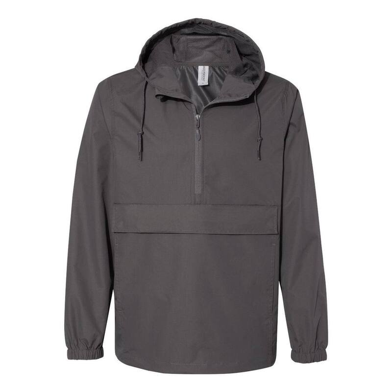 インディペンデントトレーディング メンズ アウター ジャケット・ブルゾン ナイロン Independentrading Co. Nylon Anorak Graphite グラファイト｜ReVida 店