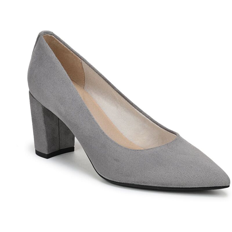 ライフストライド レディース シューズ パンプス LifeStride Rebecca Women's Pointed Toe Pumps Ultimate Gray グレー|ReVida 店