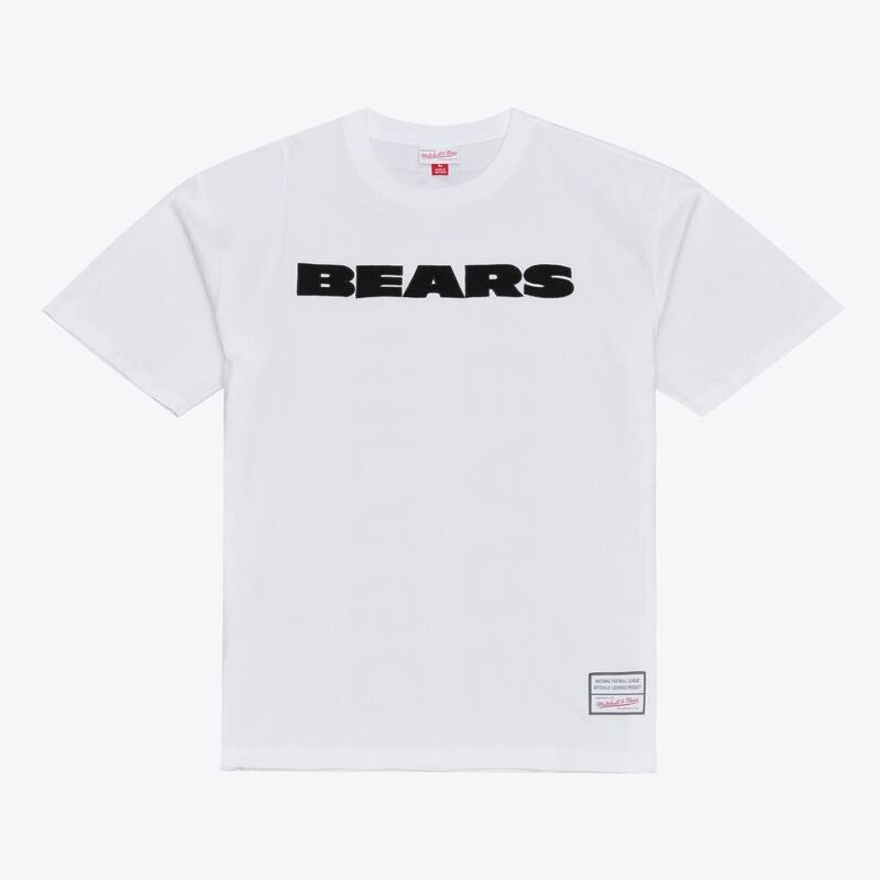 ミッチェル&ネス メンズ トップス Tシャツ モノクロ Men's Mitchell & Ness White Chicago Bears Monochrome T-Shirt Brs White ホワイト|ReVida 店