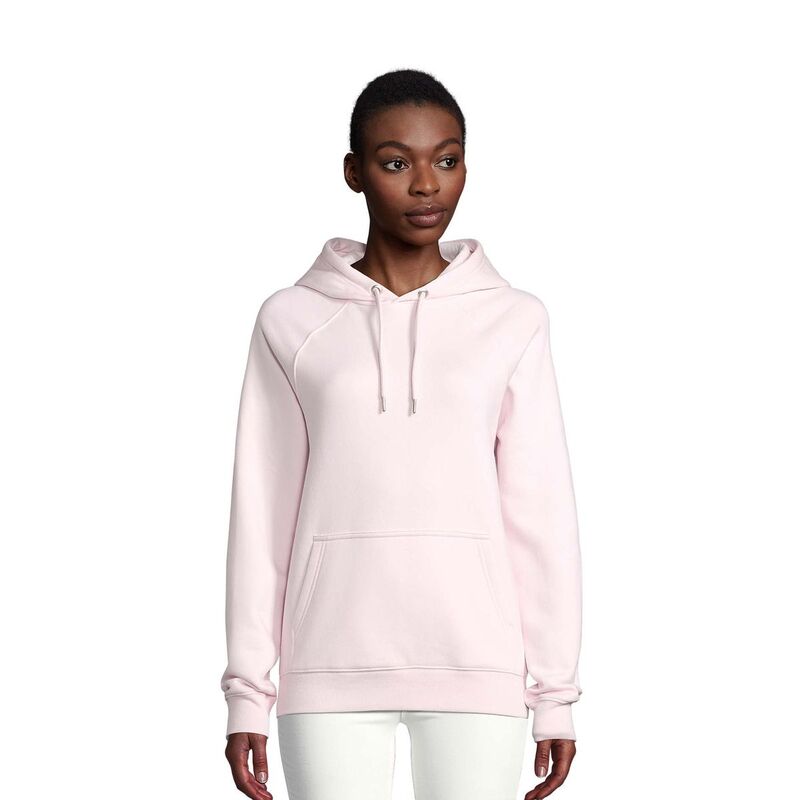 ソルズ メンズ アウター ニット・セーター パーカー SOLS Unisex Adult Stellar Hoodie Pale Pink ピンク｜ReVida 店
