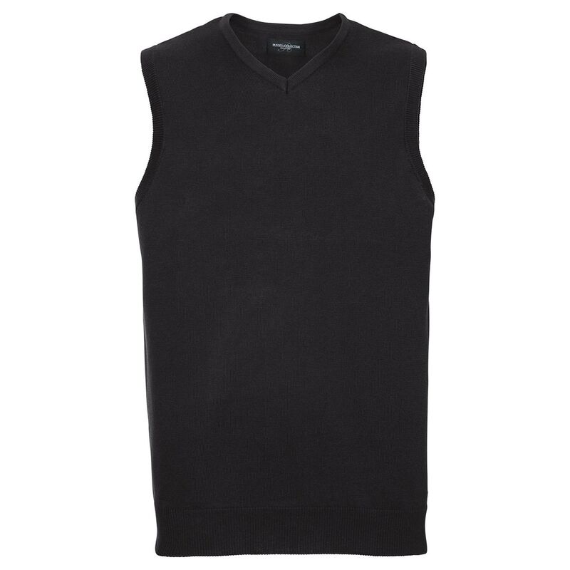 ラッセルアスレチック メンズ トップス Tシャツ Vネック スウェット ノースリーブ コットン アクリル Russell Athletic Russell Collection Mens Cotton Acrylic V Neck Sleevelessweatshirt Black ブラック｜ReVida 店
