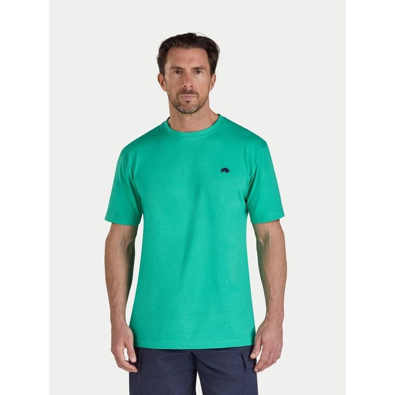 ライジングブル メンズ トップス Tシャツ Raging Bull Mens Classic T-Shirt Green グリーン｜ReVida 店