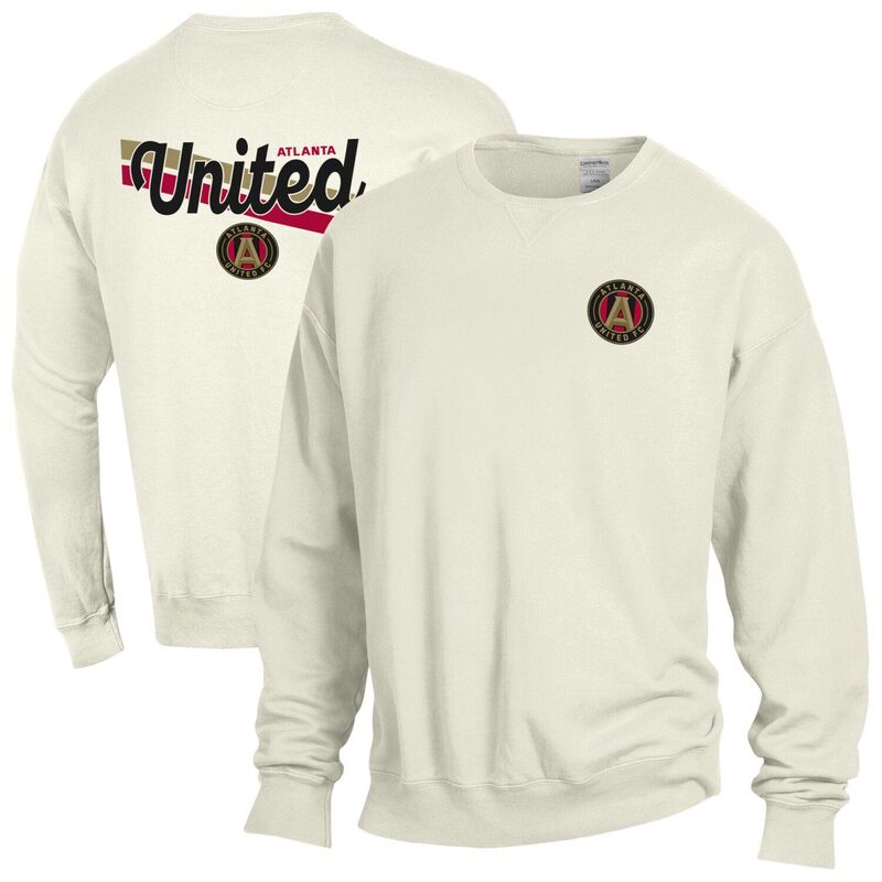 アンブランデッド メンズ トップス Tシャツ スウェット フリース Unbranded Men's Cream Atlanta United FC Fleece Sweatshirt Atu Beige ベージュ｜ReVida 店
