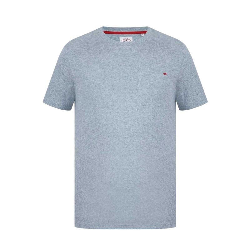 レークーパー メンズ トップス Tシャツ Lee Cooper Mens Pocket Regular T-Shirt Grey Marl グレー｜ReVida 店