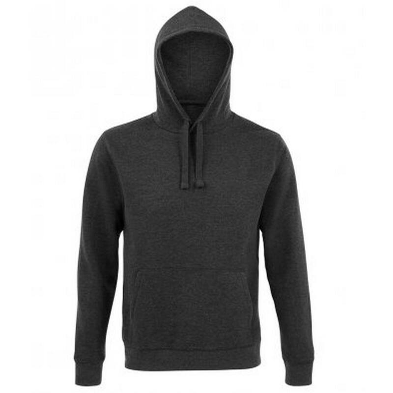ソルズ メンズ トップス Tシャツ スウェット SOLS Unisex Adultspencer Hooded Sweatshirt Charcoal Marl チャコール|ReVida 店