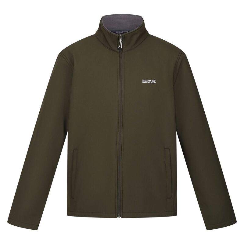 レガッタ メンズ アウター ジャケット・ブルゾン Regatta Mens Cera V Wind Resistant Soft Shell Jacket Dar khaki カーキ|ReVida 店